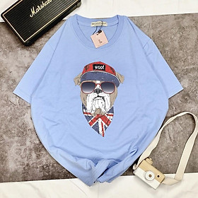 Áo Thun Tay Ngắn Unisex Cún - Hình chụp thật