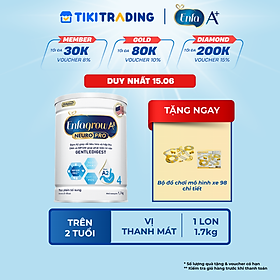 Sữa bột Enfagrow A2 Neuropro 4 1.7kg giúp dễ tiêu hóa, hấp thu dành cho trẻ 3-6 tuổi