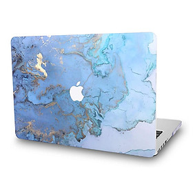 Vỏ bảo vệ máy tính xách tay siêu mỏng tráng cao su thay thế cho Apple 13 '' MacBook Pro-Màu xanh dương-Size Đối với A1466 / A1369