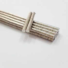 Nam châm viên trắng đất hiếm 3x1.5mm