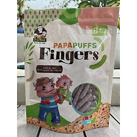 BÁNH ĂN DẶM PAPAFOOD PAPAPUFFS - FINGERS - 100% NGUYÊN LIỆU HỮU CƠ - PAPAFOOD - BÁNH ĂN DẶM