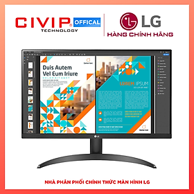 Màn hình LCD LG 24QP500-B 23.8 inch IPS 2K QHD - Hàng Chính Hãng