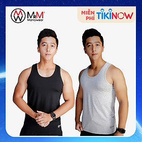 Combo 2 áo ba lỗ nam/áo 3 lỗ nam, sợi cotton mềm mịn siêu thoáng mát, thấm hút mồ hôi cực tốt, co giãn 4 chiều MRM FASHION -MM