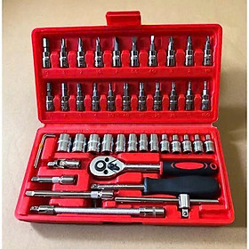Mua HỘP DỤNG CỤ VẶN BU LÔNG ỐC VÍT 46 MÓN – NHỎ GỌN  ĐA NĂNG  DỄ MANG THEO  ĐÈN ỐP TRẦN