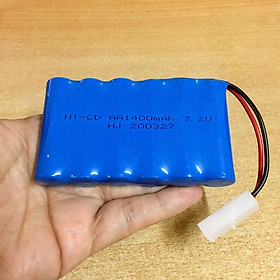 Pin sạc 7.2V dung lượng 1400mAh chân cắm ket 2p