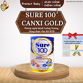 Sữa hỗ trợ xương khớp SURE 100 CANXI GOLD 900g