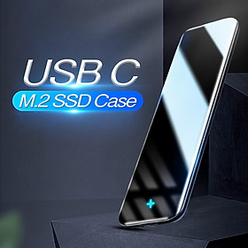 Hộp đựng ổ cứng SSD Xiaomi Baseus M2 M.2 SATA sang USB NGFF Bộ điều hợp hộp ổ cứng ngoài ổ cứng loại C