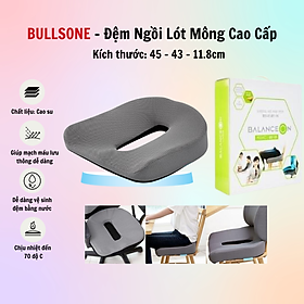 Mua Đệm ngồi (Lót mông) Xe Hơi  Văn Phòng cao cấp Bullsone - Hàng chính hãng