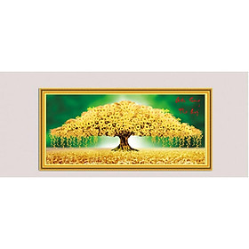 Tranh đính đá giàu sang phú quý -DD9224