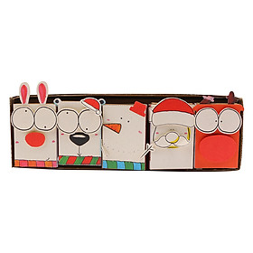 Thiệp Giáng Sinh Hộp Diêm Set DIY - Xmas White DY002