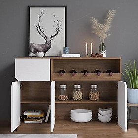 Mua Tủ Bếp Gỗ Công Nghiệp Được Thiết Kế Nhỏ Gọn Màu Sắc Hiện Đại Phù Hợp Mọi Không Gian Bếp TB-23