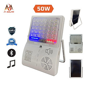 Mua Đèn Năng Lượng Mặt Trời 50W  Mini Cầm Tay  Kết Hợp Loa Bluetooth  Đèn Cảnh Báo  Sạc Dự Phòng Năng Lượng Mặt Trời - ABM