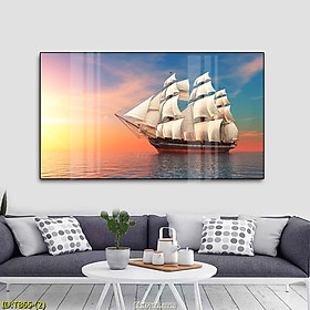 Mua Tranh Canvas Thuận Buồm Xuôi Gió Phong Thủy - Khung Tranh Hiện Đại Cho Nội Thất Sang Trọng