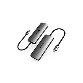 Cổng Chuyển Đổi Mazer USB-C to USB3.0X3+Gigabyte Lan Adapter - hàng chính hãng