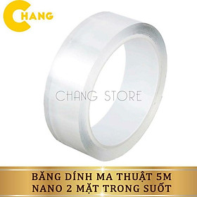 Băng Dính Ma Thuật 5M NANO 2 Mặt Trong Suốt