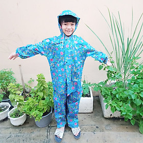 Bộ Áo Mưa Trẻ Em Vải Dù Hoạt Hình Cho Bé Từ 6-8 Tuổi, Áo Mưa Trẻ Em Cute - BÉ TRAI