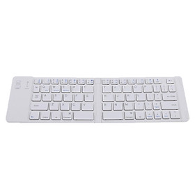 Mini Foldable Wireless Keyboard for Phone Tablet - Gray
