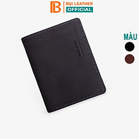 Ví nam, bóp nam da bò sáp Mexico Bụi Leather V102 - Bảo hành 12 tháng