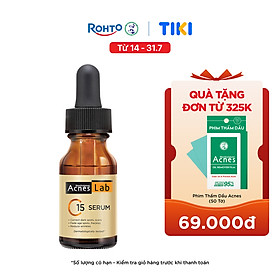 Serum C15 dưỡng sáng mờ thâm, ngăn ngừa lõa hóa Acnes Lab C15 Serum 15ml