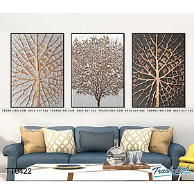 Mua Bộ 3 tranh canvas trừu tượng cây