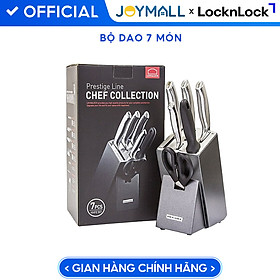 Bộ Dao Bằng Thép Không Gỉ Cao Cấp 7 Món LocknLock CKK301, Hàng Chính Hãng, Có Hộp Đựng - JoyMall