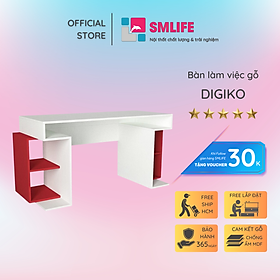 Mua Bàn Học Trẻ Em Bằng Gỗ Đẹp Đơn Giản SMLIFE Digiko