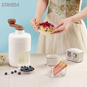 Mua Máy Bào Đá Mini Máy Xay Đá Tuyết Quay Bằng Tay Đa Năng Cho Gia Đình Màu Trắng