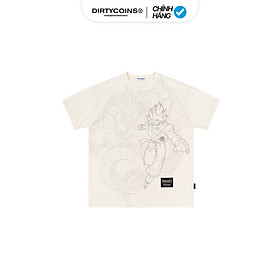 Áo Thun DIRTYCOINS | DRAGON BALL Z Goku & Shenron T-Shirt - Cream