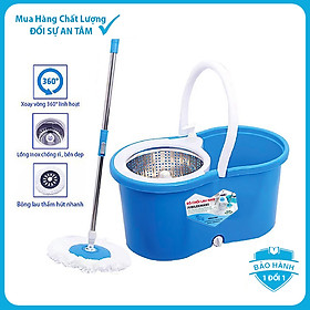 Mua Bộ lau nhà thông minh tự vắt  chổi lau nhà 360 độ  cây lau nhà tự tách nước bẩn không cần chạm tay