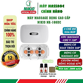 Máy massage bụng tq-109, máy tan mỡ bụng, đai massage tan mỡ bụng tích hợp xoay đá nóng kết hợp làm nóng hồng ngoại