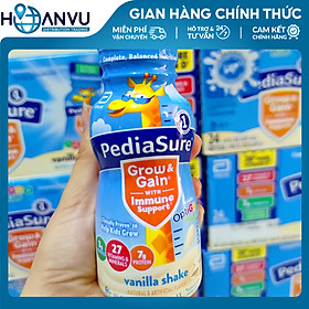 Sữa nước Pediasure Grow & Gain Optigro Vanilla Shake 237ml - Mỹ