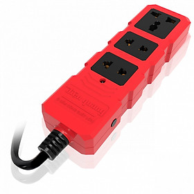 Mua Ổ cắm Công suất lớn Điện Quang ĐQ ESKHP 3RB 2M (3 lỗ  màu đỏ đen  dây dài 2m)
