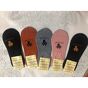 Combo 5 đôi tất lười nữ hình mèo xinh xắn