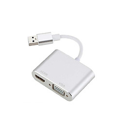 Cáp Chuyển USB 3.0 ra HDMI và VGA 