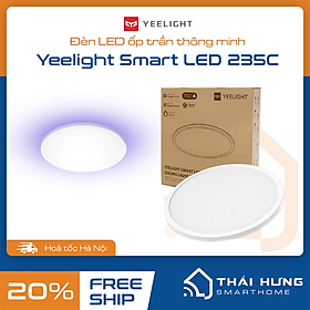 Hình ảnh Đèn ốp trần thông minh Yeelight Smart LED 235C/300C/400C, Siêu mỏng, hắt RGB, tương thích HomeKit, hàng chính hãng