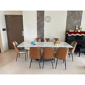 Mua Bộ bàn ăn mặt đá nhập khẩu sang trọng  hiện đại CTL06 Juno Sofa nhiều lựa chọn