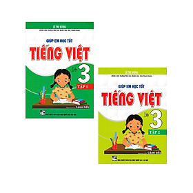 Combo Giúp Em Học Tốt Tiếng Việt Lớp 3 - Tập 1 + 2 (Dùng Kèm SGK Cánh Diều) (Bộ 2 Cuốn) _HA