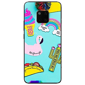 Ốp lưng dành cho Huawei 5t - Mate 20 - Mate 20 Pro mẫu Họa Tiết Summer