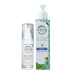 Set 2 Sản Phẩm Kháng Khuẩn Săn Chắc - Dung Dịch Vệ Sinh HH + Kem Dưỡng Hồng Và Se Khít Vùng Kín HH