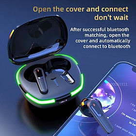 2023 Tai nghe Bluetooth không dây TWS mới Chống thấm nước chống mồ hôi Khử tiếng ồn Tai nghe chơi game thể thao chơi nhạc âm thanh nổi Màu sắc: Đen