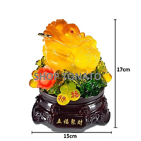 Mua CÓC THIỀM THỪ NGŨ PHÚC TỤ TÀI 308 CAO 17CM 22CM