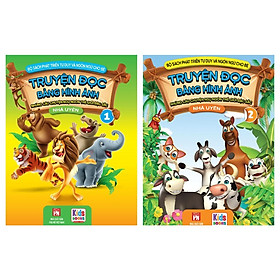 Sách - combo 2 quyển phát triển tư duy và ngôn ngữ cho bé - truyện đọc bằng hình ảnh - truyện ngụ ngôn thế giới đặc sắc