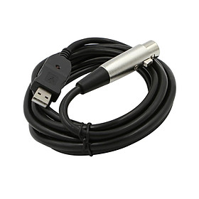 3Meter USB2.0 Microphone Cable USB Male To XLR Female Instrument Cable