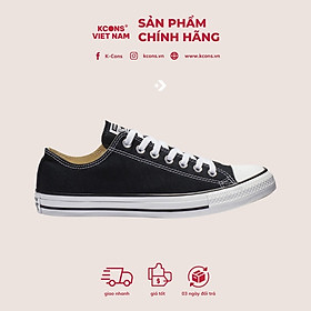 Chuck Taylor Classic Black Canvas Low | Giày Thể Thao Đen Cổ Thấp M9166C