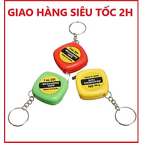 Móc Khóa Thước Rút 1 Mét (Màu Ngẫu Nhiên)