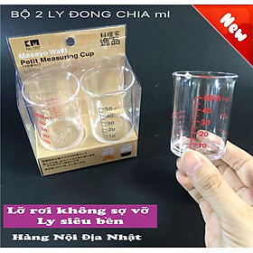 Mua bộ 2 ca đong chia vạch nội địa nhật bản