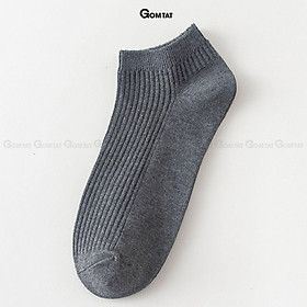 Tất nam cổ ngắn trơn màu cao cấp, chất liệu cotton mềm mại, thoáng mát - NT2-FIVE-2005-1DOI