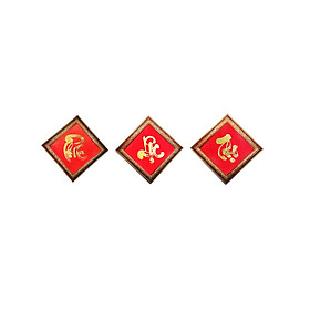 Tranh Nét Vàng - Phúc Lộc Thọ
