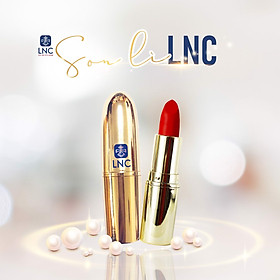 Son lì siêu mướt mịn môi Organic LNC Hàn Quốc màu đỏ hồng không chì 3.5g (LNC RED PINK LIPSTICK)