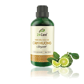 Tinh dầu Cam Hương 24Care 100ML - Chiết xuất thiên nhiên, mùi hương ngọt dịu, giảm căng thẳng, cho giấc ngủ ngon.